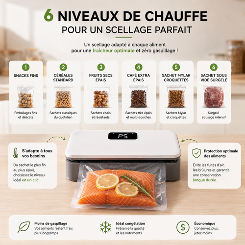 Freshseal – Mini Thermoscelleur Portable pour Sachets